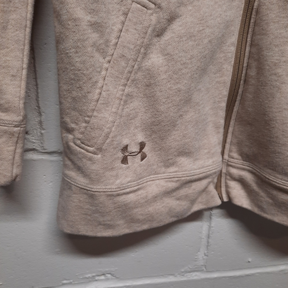 Under Armour Womens Terry Traveler Full Zip Jacket Small - Picture 2 of 7